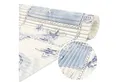 ANRO Schaum-Badematte Antirutschmatte Weichschaummatte Badezimmer Premium, Höhe 5 mm, wasserdurchlässig, pflegeleicht, Rillen, rutschhemmend, Drainage Effekt, strapazierfähig, schnell trocknend, Praktisch, Weich, Rutschhemmend, mit Drainagelöchern, fußbodenheizungsgeeignet, PVC, Eckig, Badteppich Weichschaum 100x65cm Delfine Blau-Weiß
