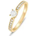 Valeria Damenring 86768704 585er Gelbgold