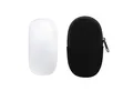 kwmobile Schutz-Set Maus Tasche für Apple Magic Mouse 1 / 2 Hülle, Case für Bluetooth Maus aus robustem Cord und Neopren Stoff