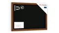 ALLboards Kreidetafel MAGNETISCH mit lackiertem Holzrahmen 90x60cm, Schwarz, Schreibtafel, Kreide, Magnetische Kreidetafel, Schreibtafel zum Aufhängen, Wand Tafel Holz, Tafel schwarz