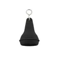 CombiCraft Hotel Schlüsselanhänger Mayfair Schwarz mit offenem Boden, pro 5 Stück, 41x70mm, mit gedrehtem S-Haken- Ideal für den Hotelbereich