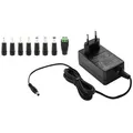 Poppstar Universal AC DC Netzteil, Steckernetzteil 12V 3A (3000mA, 5,5/2,5mm) Strom-Adapter mit 8er Hohlstecker Set, 150cm