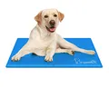 Pecute Kühlmatte für Hunde, langlebiger, Upgrade, Oxford-Stoff + PVC, Dicke 0,4 mm, automatische Kühlmatte für Haustiere