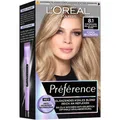 L'Oréal Paris Haarfarbe Collection Préférence Cool Blondes Haarfarbe 8.1 Kopenhagen/Helles Kühles Blond 1 Stk. (9,99 € / 1 Stk.)