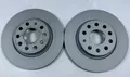 0986479098 BOSCH Paar Bremsscheiben VW Golf V VI Caddy Skoda Oktavia Seat A3