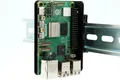 KKSB DIN-Schienenhalterung für Raspberry Pi SBCs, pulverbeschichteter Stahl,