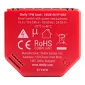 Shelly 1pm gen4 relais (rood, bluetooth, wi-fi)