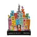 James Rizzi Dekoobjekt Figur SUMMER IN THE CITY H. 35,5cm Goebel Porzellan
