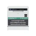Candy Rapido' CP 8F9FFW Kompakt-Geschirrspülmaschine, 8 Gedecke, 8 Programme, Waschen und Trocknen in 35 ', Startvorwahl, HxBxT 59,5 x 50,1 x 55 cm, Weiß [Energieklasse F]