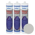 Silikon pro4 Premium 3x 310ml zementgrau