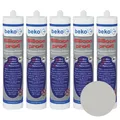 Silikon pro4 Premium 5x 310ml zementgrau