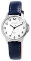 Just Watch Brigitt Damen-Uhr Echt Leder Klassisch Elegant Analog Quarz JW10169 (Blau)