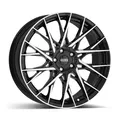 1x DOTZ FUJI DARK black/polished 7.5Jx18 5x100 ET46