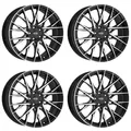 4 Felgen Dotz Fuji dark 7.5Jx18 5x100 für Volkswagen Polo