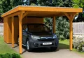 Skanholz Einzelcarport Spessart, BxT: 355x846 cm, 220 cm Einfahrtshöhe