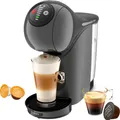 NESCAFÉ DOLCE GUSTO Kapselmaschine "KP243B Genio S, 15 Bar, ultra-kompakt, Hochdruck", grau (anthrazit)