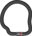 ABUS Kettenschloss Goose Lock – biegsames, klapperfreies Fahrradschloss aus gehärtetem Stahl – 6 mm stark – 85 cm lang – mit Schlüssel – Schwarz
