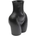 Kare-Design Vase, Schwarz, Keramik, 27x40x16 cm, zum Stellen, Dekoration, Vasen, Keramikvasen