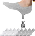 Falechay Sneaker Socken Damen Füßlinge 8 Paar No Show Unsichtbare Socken Unisex