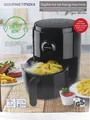 GOURMETmaxx Heißluftfritteuse 3 Liter Airfryer 1400 Watt  6 automatischen Progra