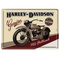 Nostalgic-Art Metallschild Blechpostkarte - Harley-Davidson - Flathead