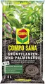 COMPO SANA Grünpflanzen Kultursubstrat Blumenerde Balkonpflanzen Palmen Farne 5L