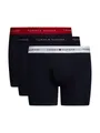 Tommy Hilfiger Underwear Boxershorts 3P BOXER BRIEF WB (Packung, 3-St., 3er-Pack) mit kontrastfarbenem Logobund