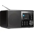 DAB 3000, Radio schwarz, UKW, DAB+, Weckerfunktionen, Dual-Alarm