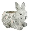 Pflanzkübel I.GE.A. "Blumenkübel Hase aus Magnesia", grau, B:33cm H:21cm