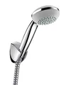 hansgrohe Crometta 85 Duschkopf, inkl. Duschkopfhalter, 2 Strahlarten, Chrom