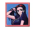 One Piece Aufnäher Bügelbild, Aufbügler, Applikationen, Patches, Flicken, zum aufbügeln, Polyester, Comercial Mercera One Piece Boa Hancock - Größe: 6,6 x 4,9 cm