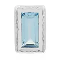 Brasilianischer Himmelblauer Topas 925 Silber Anhänger, 2,82ct