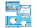 Limonia 12 Einladungskarten incl. 12 Umschläge zum Kindergeburtstag Pool-Party Einladung Geburtstag Karten Mädchen Jungen Schwimmbad Pool Bad See