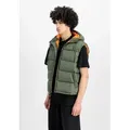 Alpha Industries Wendejacke Hooded Puffer Vest FD grün S (44/46)