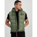 Alpha Industries Kapuzen-Steppweste FD Grün