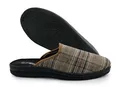 Sprint Sport Herren Hausschuhe Karierte-Pantoffeln Hauspantolette (Braun, EU Schuhgrößensystem, Erwachsene, Herren, Numerisch, M, 41)