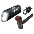 "Trelock Akku-Beleuchtung Set \"VectorSignal Vision LS 760/ 740\" mit Halter, LED, USB, schwarz (1 Set)"