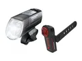 Trelock Licht-Set LS 760 I-Go Vision und LS 740 Vector Signal 100 Lux StVZO U...