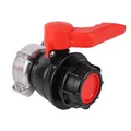 IBC Adapter Kugelhahn 60 mm zu 75 mm IBC Tank Zubehör Ersatzkugelhahn Absperr...