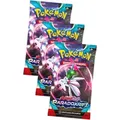 Pokemon Karten Karmesin & Purpur - Paradox Rift - 3 Booster Sammelkarten