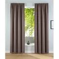 OTTO home Verdunkelungsvorhang Solana, Gardinen mit Kräuselband, Vorhänge, Wohnzimmer, modern, (2 St), Kräuselband, verdunkelnd, 2er-Set Verdunklungsvorhang mit Thermofunktion, Bestseller, einfarbig grau 140 cm x 265 cm