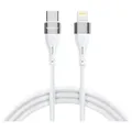 Wozinsky Premium Lightning auf USB-C Kabel, 27W, 1m - Wei, High-Speed Ladeleistung fr Apple Gerte - Weiß