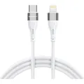 Wozinsky WSTCL1 Lightning / USB-C PD 27W Kabel 1 m - Weiss (1 m, 27 W) (1409315874)