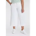 MAC Weite Jeans im Four-Pocket Style weiß 40