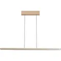 Fischer & Honsel Led-Hängeleuchte Torvi, Sand, Metall, Glas, länglich,länglich, 9x180x115 cm, höhenverstellbar, Lampen & Leuchten, Innenbeleuchtung, Leuchten nach Räumen, Esstischlampen