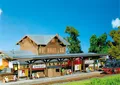 222124 Faller N 1:160, Bahnsteig. mit Ausschmückungsteilen, GMK Modellbau