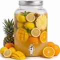 Saveur et Dégustation KV7177 Glaskrug zum Einschenken, transparent, 18 x 18 x 31 cm