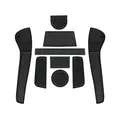 GAFAT VW UP/Seat MII/Skodα Citigo 2013-2023 2024 Antirutschmatten, Auto Mittelkonsole Gummimatten, Getränkehalter Matte, Aufbewahrungsbox rutschfeste Matte, Türnaht rutschfeste 9 Stück (Schwarz)