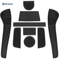 Schwarze Gummimatten für Mittelkonsole - VW UP/Seat MII/Skoda Citigo 2013-2024