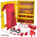 VEVOR 59 PCS Elektrische Lockout Tagout Kit Sicherheit Vorhängeschlösser